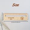 Custom Cartoon Ruler With Name, Personalized Reading Aid Ruler For Daily Learning And Desk Decor,