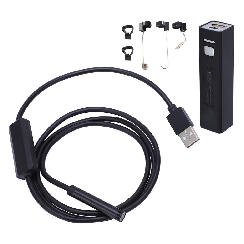 Endoscopio Wireless per Telefono WiFi Borescopio Telecamera di Ispezione HD IP68 8mm con Luce