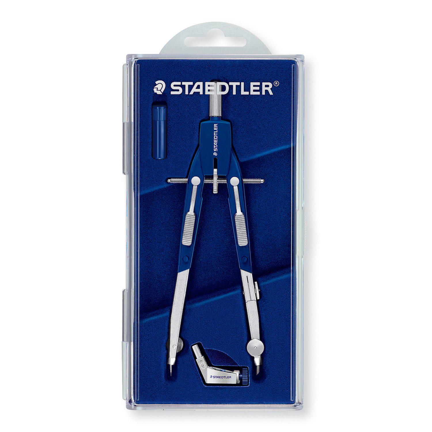 Staedtler 55201 Precision Quick-Release Extendable Compass for Professional Engineering Drawing