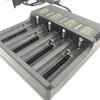 Battery Charger Adapter 4-Channel Charging Station for 4.2V 18650/26650/21700 with Overcharge Prevention LED Light