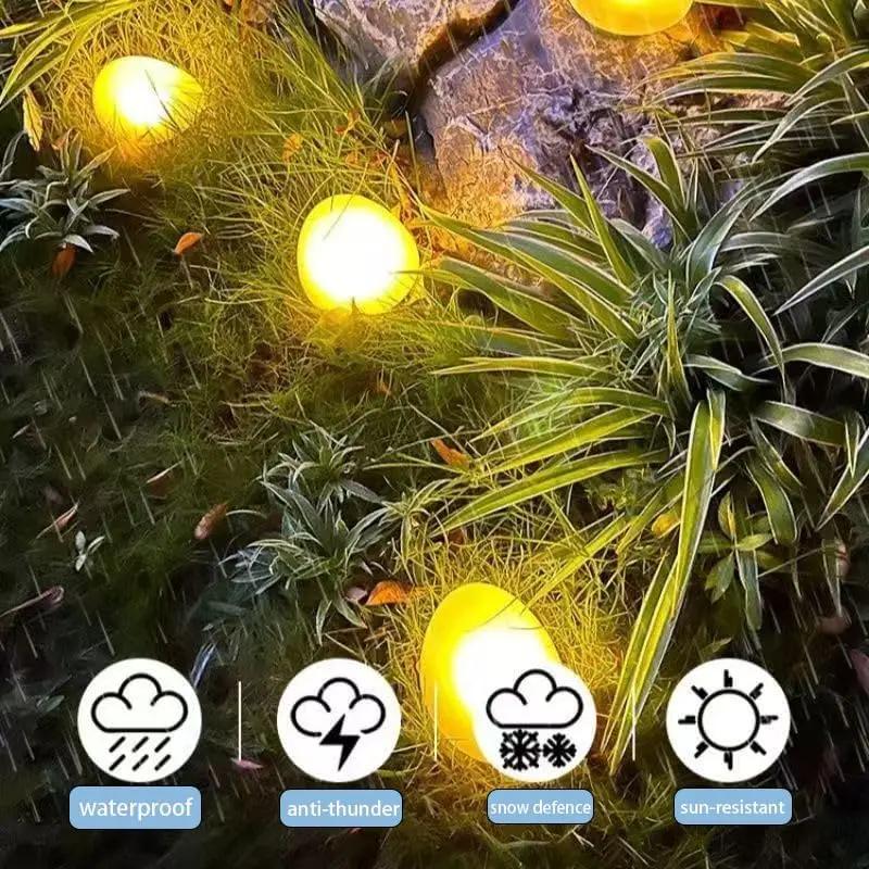 Outdoor Solar Garden Pathway Lights Waterproof Yard Lawn Landscape Lamp Decorative Patio Walkway Lighting for Home Garden Decor