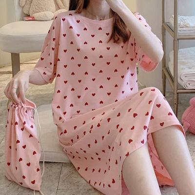 Camicia da notte estiva Vestibilità ampia e aderente alla pelle