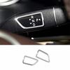 Silver Aluminum Gear Shift Control Lever Frame Trim For Benz C-Class 2015-