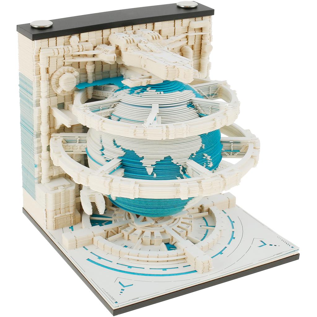 Latest Block Calendar 3D Notepad Block DIY Exquisite Memo Pad Charming Note Paper 3D Artistic Notepad Decorative Valentines Day Gift