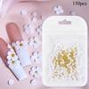 150pcs 3D Nail Art Charm Decoration Nail Rhinestones Acrylic Petals Nail Art Decorations Kit for DIY Nail Accessories