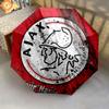 1 PC Automatic Folding Umbrella - AFC Ajax Custom Name Pattern, Portable & Foldable Design with 8 Ribs, Christmas Birthday Gifts