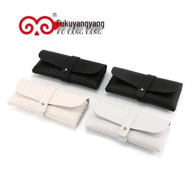 Spot PU Flocking Fashion Soft Eyeglasses Bag Sunglasses Case Sleeve