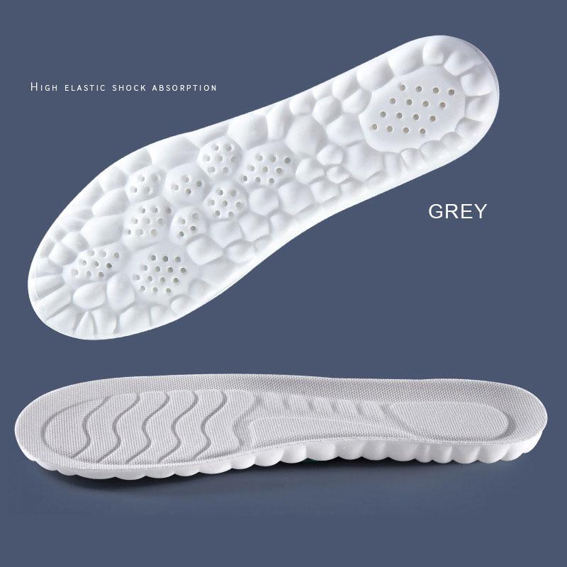 Orthopedic Insoles for Breathable Soft Latex Insoles Sport Shock Absorption Running Shoes Pad for Men Women Arch Support Insole