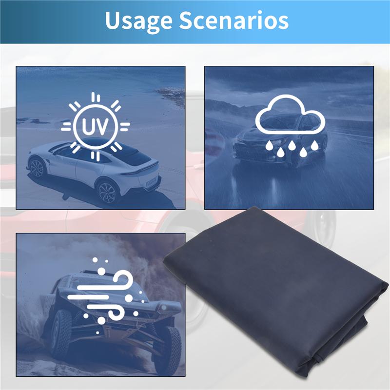 Evrensel Araba Güneş Gölge Şemsiye Kapak Çadır Kumaş Uv Su Geçirmez 4X2.1M Korumak