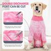 Anti-licking Soft Elastic Cotton Pet Recovery Shirt Croppable Breathable Thin Dog Protective Clothes Pets Accessories for Dogs