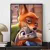5D DIY Diamond Painting Zootopia Healing Illustration Cartoon Full Diamond Mosaic Diamond Painting Art Wall Decoration Craft Set