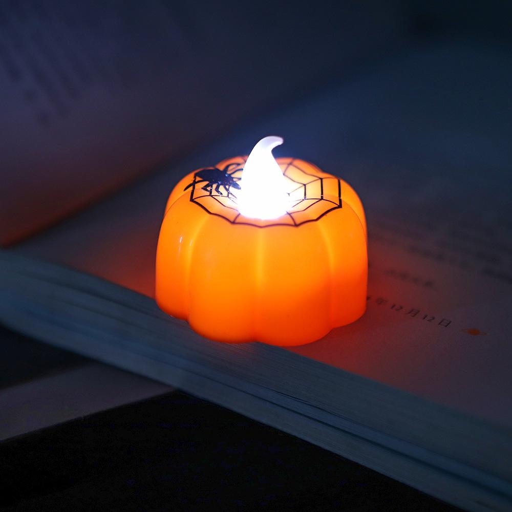 LED Halloween Pumpkin Candle Lamp Decoration Ornament