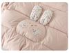 Girls' Winter Down Jacket 2025: Thick Fleece-Lined White Duck Coat for Kids