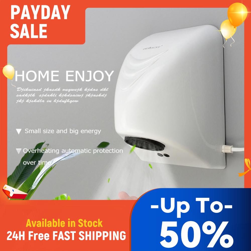 Household Bathroom Hand Drying Machine Bathroom Hotel Household Hand Dryer Automatic Infrared Sensor Hand Drying Device China Mainland