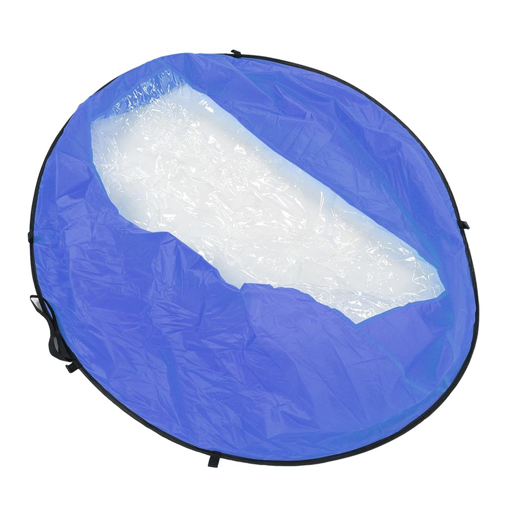 Foldable Kayak Boat Wind Sail EVA Reduced UV Radiation Portable Downwind Wind Paddle Sail for Outdoor Sport Blue