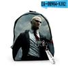 Cartoon Youthful Game Hitman School Bags Notebook Backpacks Boys/Girls 3D Print Oxford Waterproof Key Chain Small Travel Bags