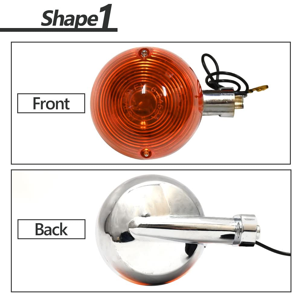 Eenden Compatibel, Sharey Compatibel, Cub Compatibel, CB50, C50, C70, Draaiknop Knipperlicht, Demekin, Knipperlicht, Tongle, Oranje Lens