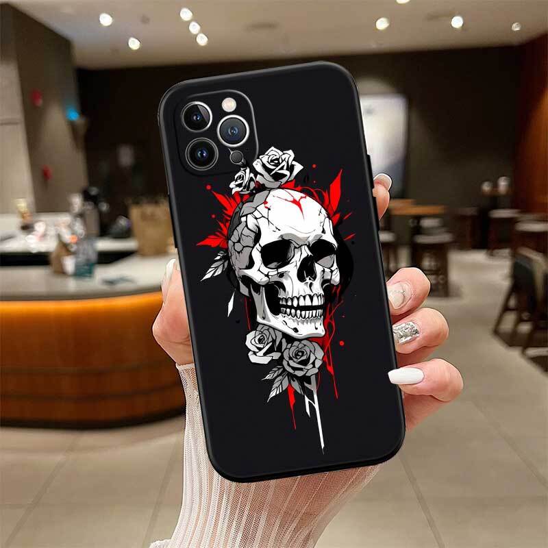 Grim Reaper Skeleton Skull Phone Case for Redmi Note 12 12S 12C 13 13C 13R 14 14S 14R 14C 11A 13X A3 A3X A4 A5 Pro Max Plus