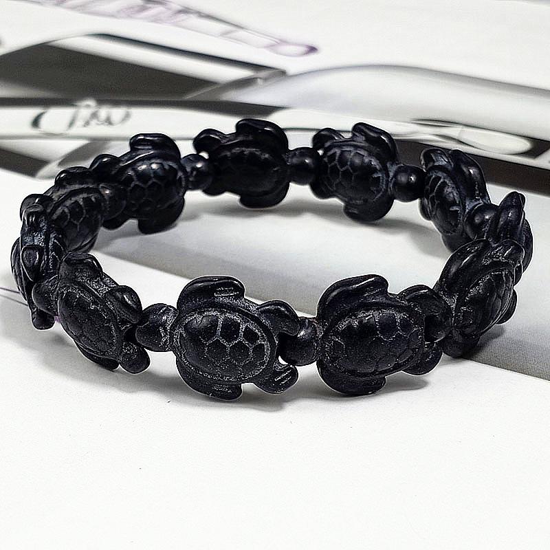 Trending Blue Turquoise Turtle Bracelet for Couples - Men’s & Women’s In Pink, Black, Blue