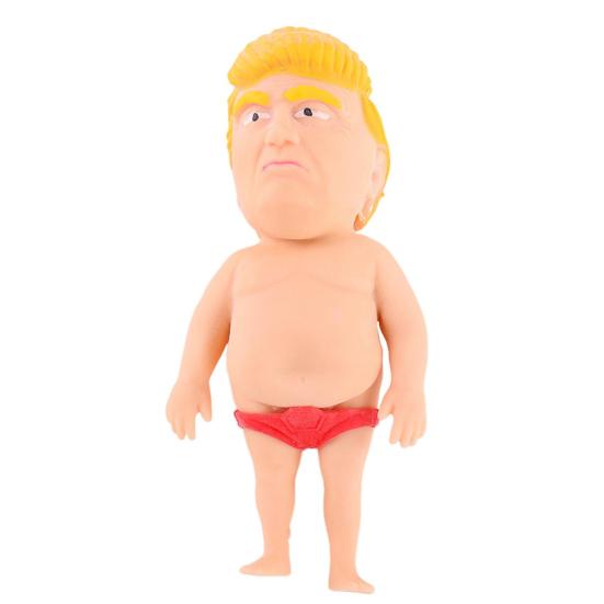 Former President Squishes Toy Removable Underpants Slow Rebound TPR Stress Relief Cartoon Figure Squeeze Sensory Fidget Toy Kids Adults Gift