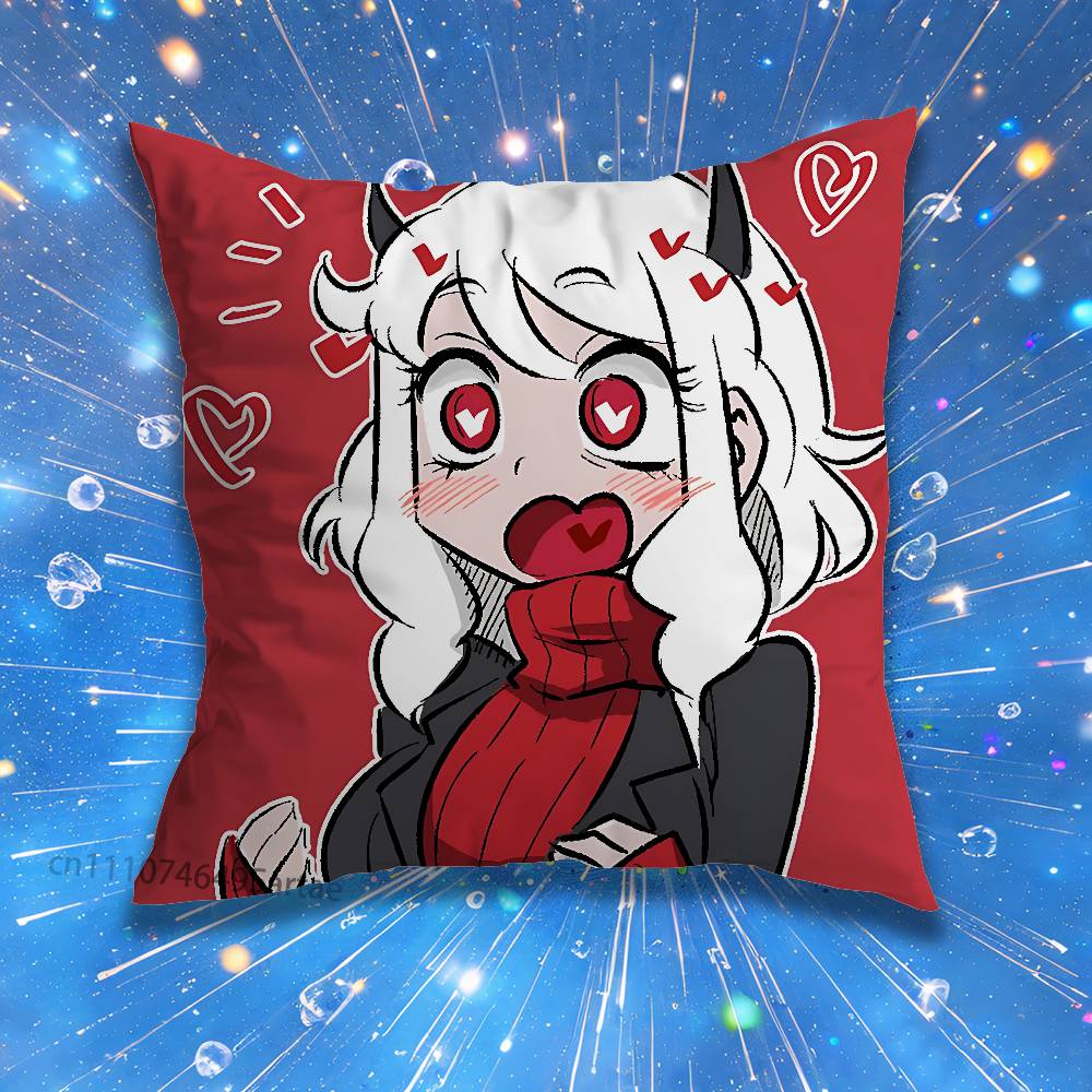 Modeus HHelltaker Custom Access Pillow Case Living Room Sofa Cushion Cover Suitable For Home Bedroom Room Decoration