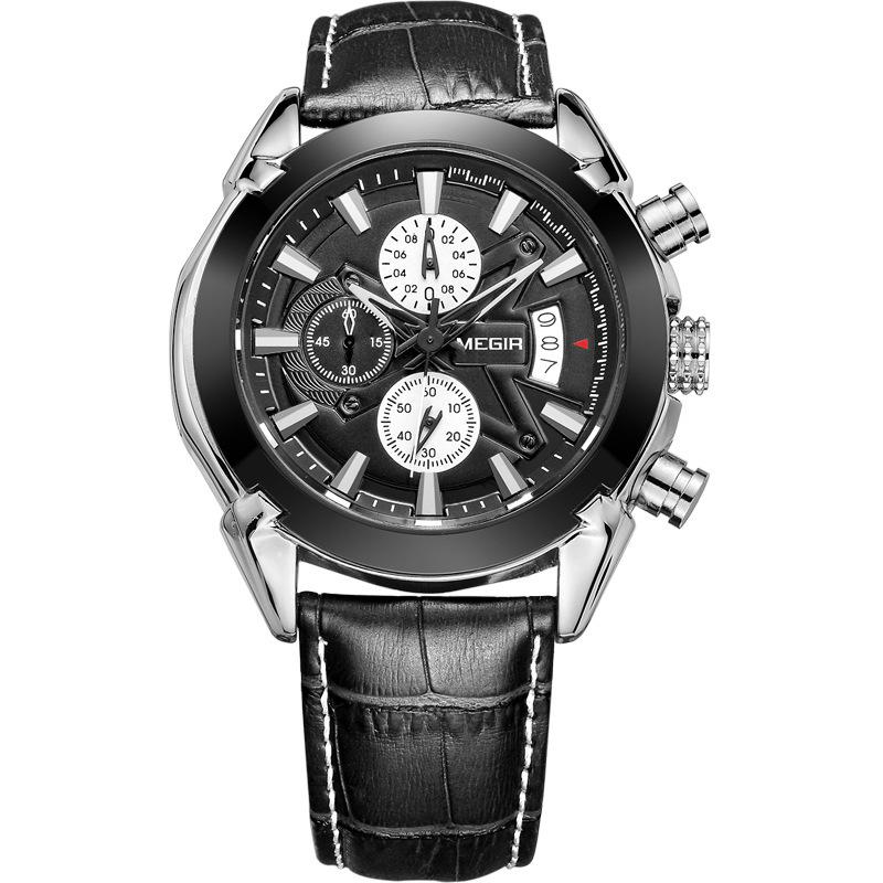 Multifunctional Men S Watch Quartz Waterproof Leather Men S Watch G