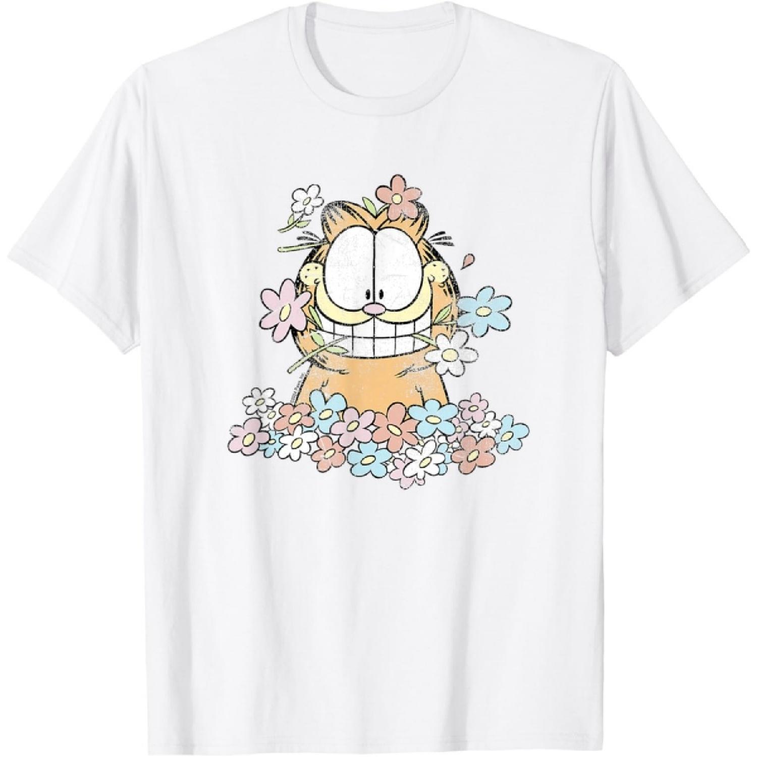 Garfield Flowers T-Shirt S
