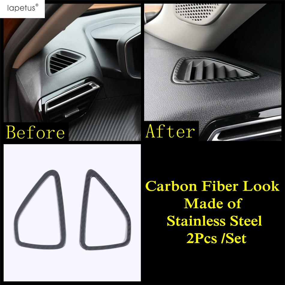 Car Shift Gear Water Cup Panel / Dashboard Air AC Outlet / Start Stop Button Cover Trim Accessories For Peugeot 2008  -