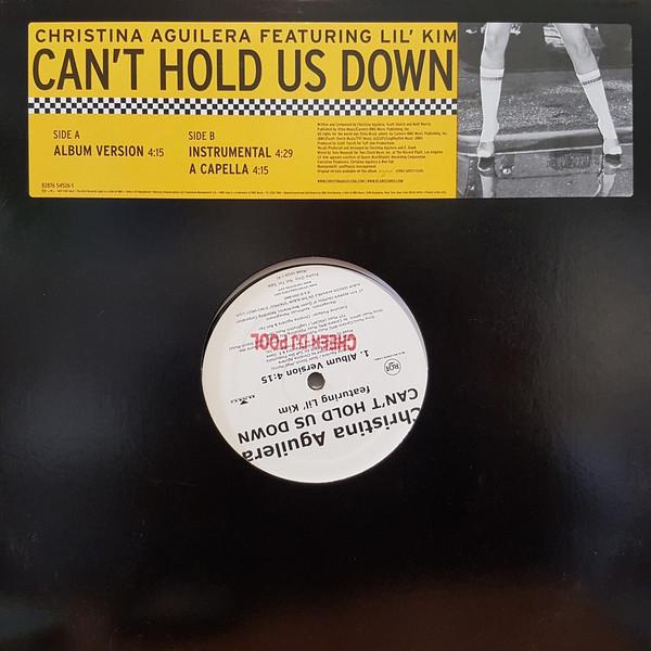 

LP Record CHRISTINA AGUILERA LIL KIM Cant Hold Us Down 82876545261PROM RCA 2003 US Dance Electronica Used