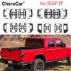 Front Headlight Taillight Guards Cover Protector Trim For Jeep Gladiator JT 20+