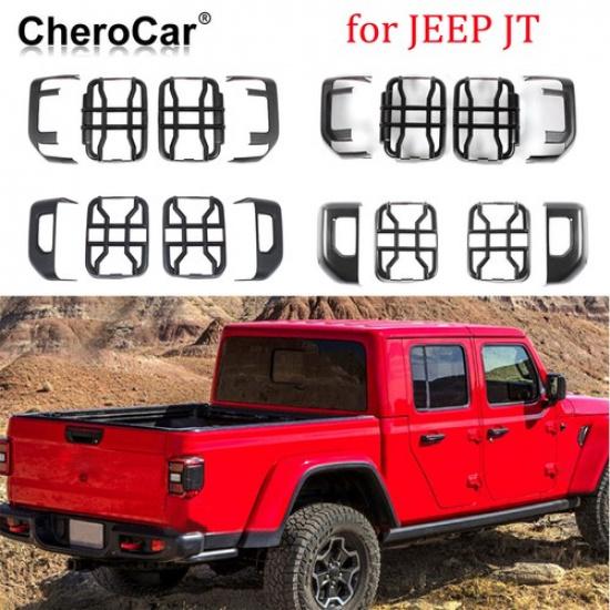Front Headlight Taillight Guards Cover Protector Trim For Jeep Gladiator JT 20+