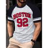 Fashion Men's Crew Neck Short Sleeve 3D Ball Suit Color Printing Ball Suit Short Sleeve Crew Neck T-Shirt