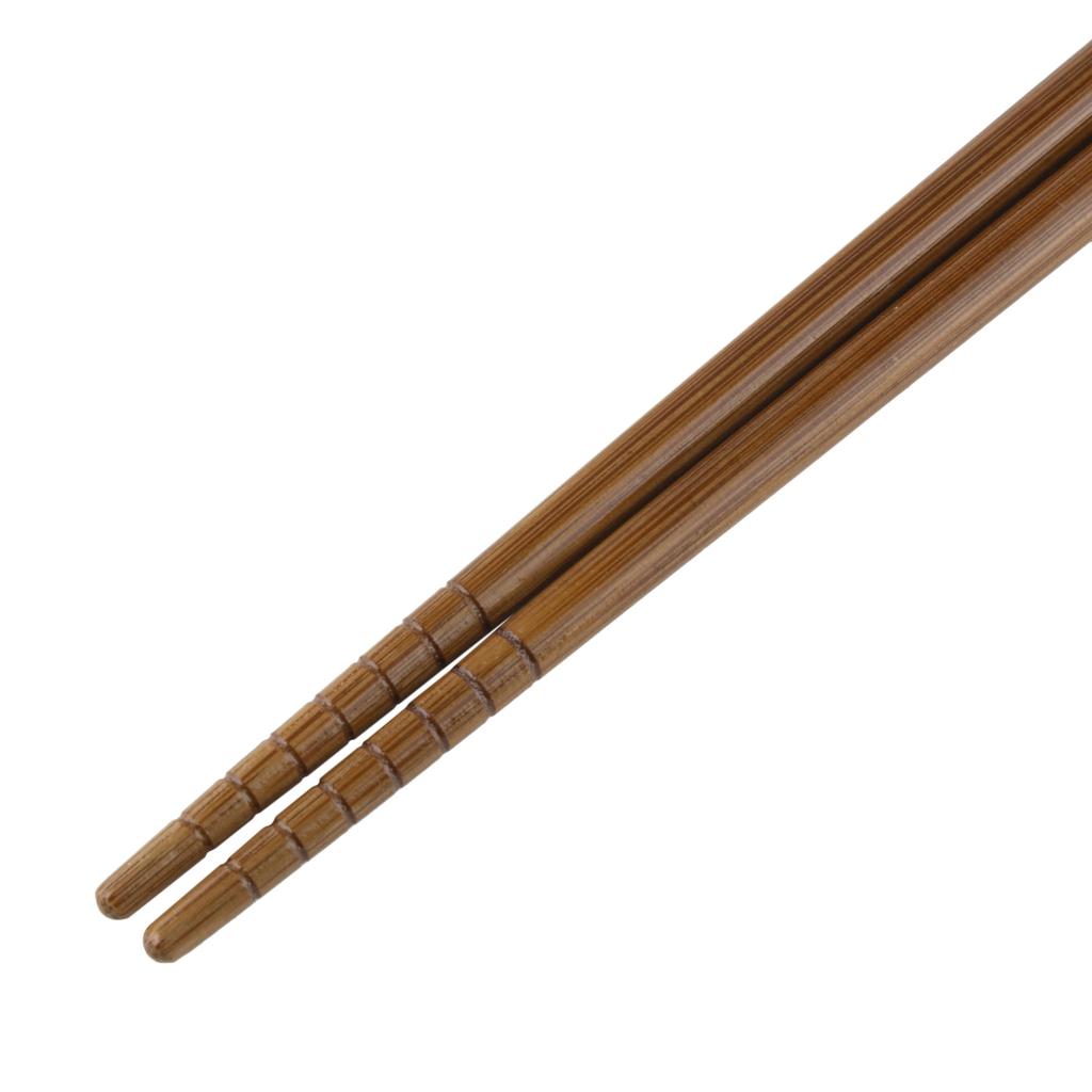 Aoba Chopsticks Dishwasher Safe Natural Wood Soot Bamboo Wild Rabbit 5 Set 22.5cm