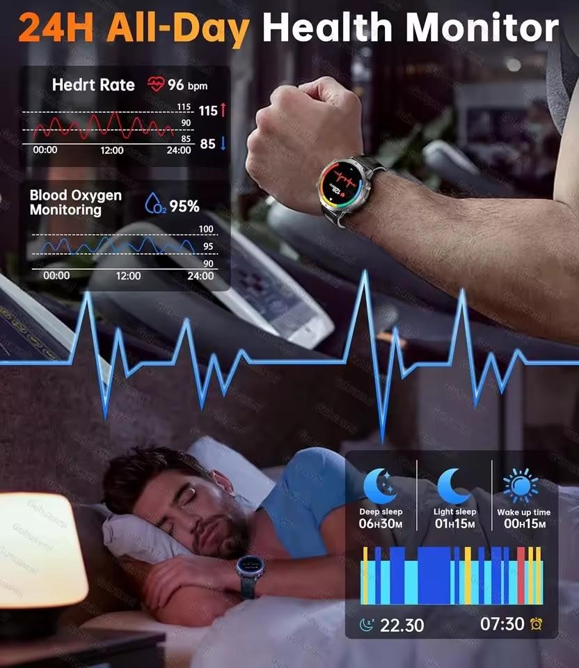2026 New X3 Men Sports Smartwatch 1000mAh Large Battery Built In GPS Compass Professional Waterproof Hands Free Bluetooth Call Outdoor Smart Watch
