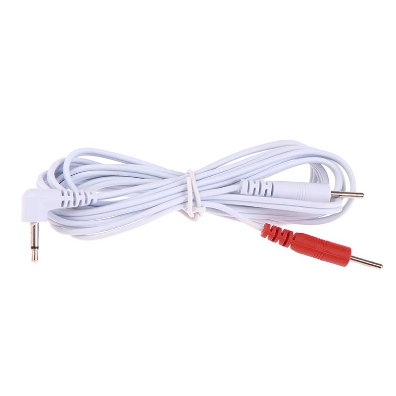 Standard Pin Electrode Lead Wires TENS Conductive Standard Pin for Ems Massage Electrode Pad Digital Tens Machine Health Care белый