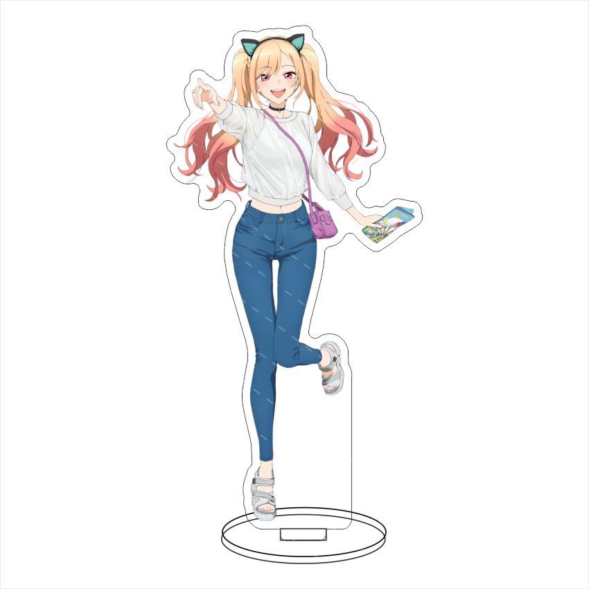 Anime My Dress-Up Darling Kitagawa Marin Acrylic Stand Figure Kaiemon Kitagawa Desktop Standing Model Gift