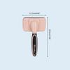 Dog Brushes Cat Combs Self Cleaning Slicker Brush for Shedding Hair Anti-Slip Handle Grooming Brush for Loose Fur
