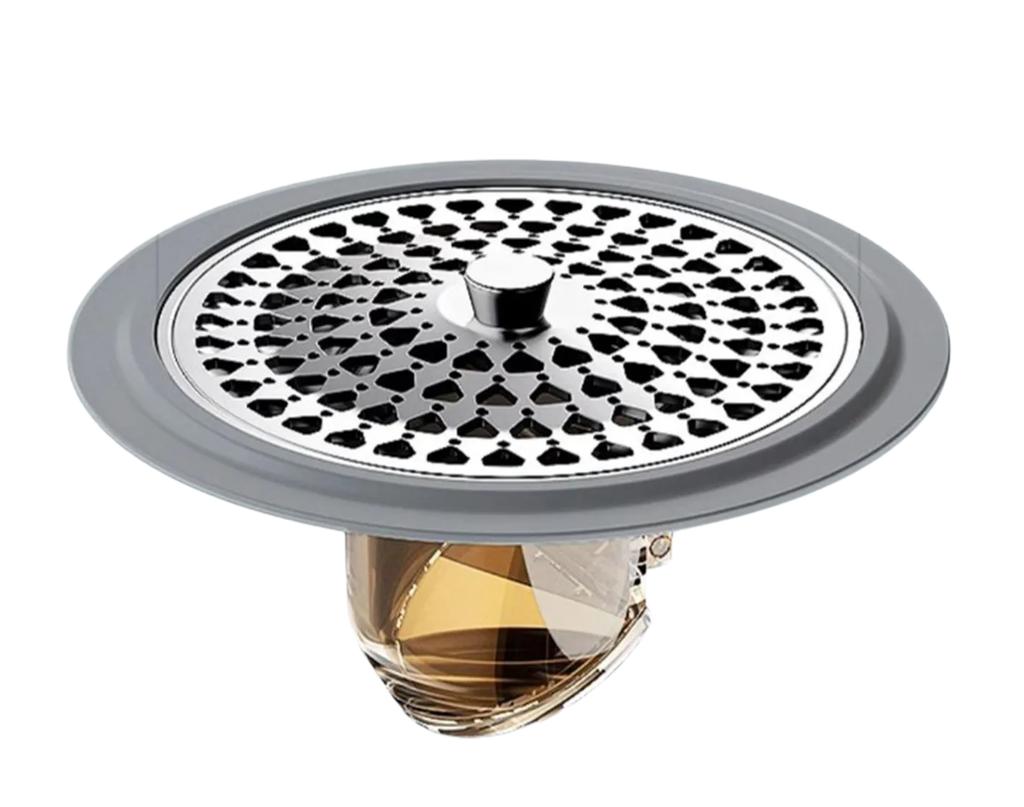2Pcs Silicone Drain Backflow Preventer Anti Odor Drain Stop Temperature Resistant Drainer for Kitchen & Bathroom Sinks