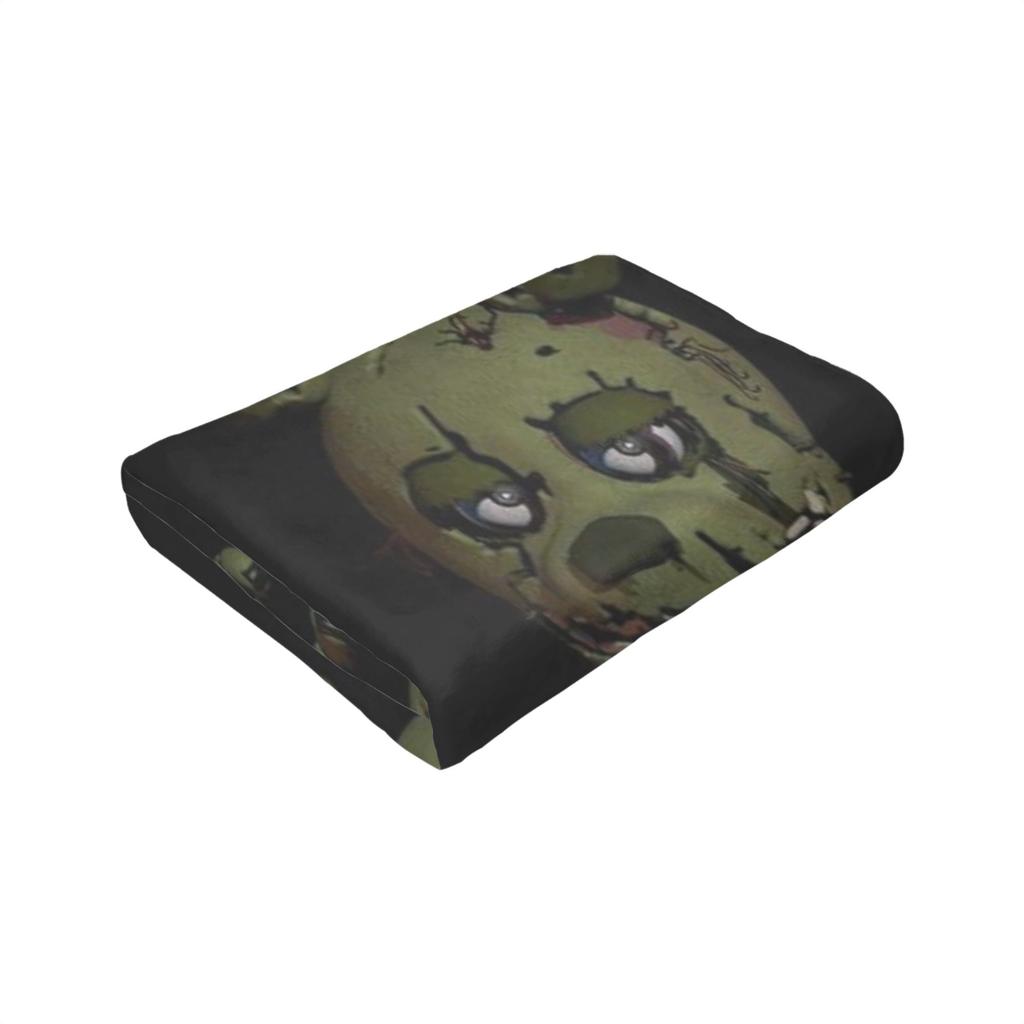 Super Soft Springtraps Fnaf Throw Blanket Premium Flannel Fleece Lightweight Bed Blanket Cozy Fluffy Blankets All Season Use