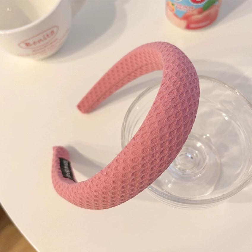 Candy Color Sponge Hair Tie Headband Women's French Style Hair Accessories - Knotted Hairpin Jewelry