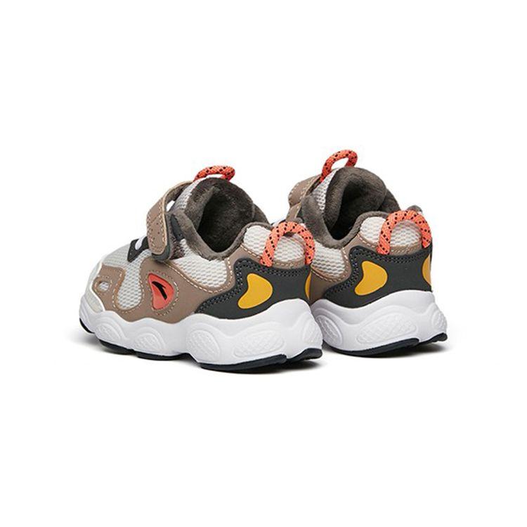 Anta Infant Fleece Lined Warm Sports Casual Shoes Baby Shoes Gray Green 312140056A-3