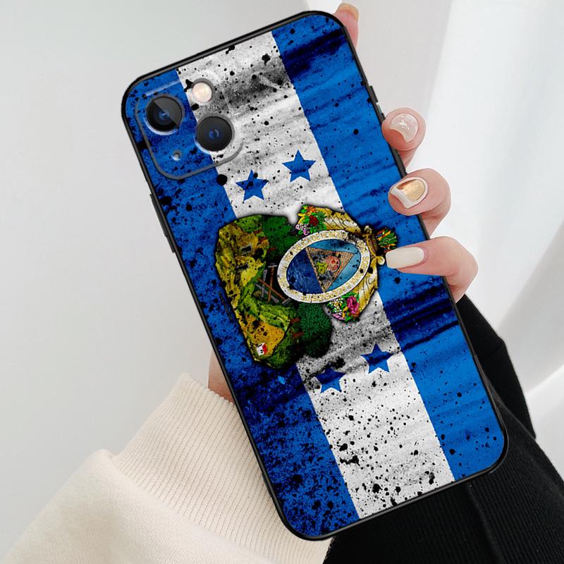 Honduras Flag Phone Case For iPhone 17 Pro Max 16 15 14 11 12 13 Pro Max mini 15 16 Plus 16e 17 Air Cover