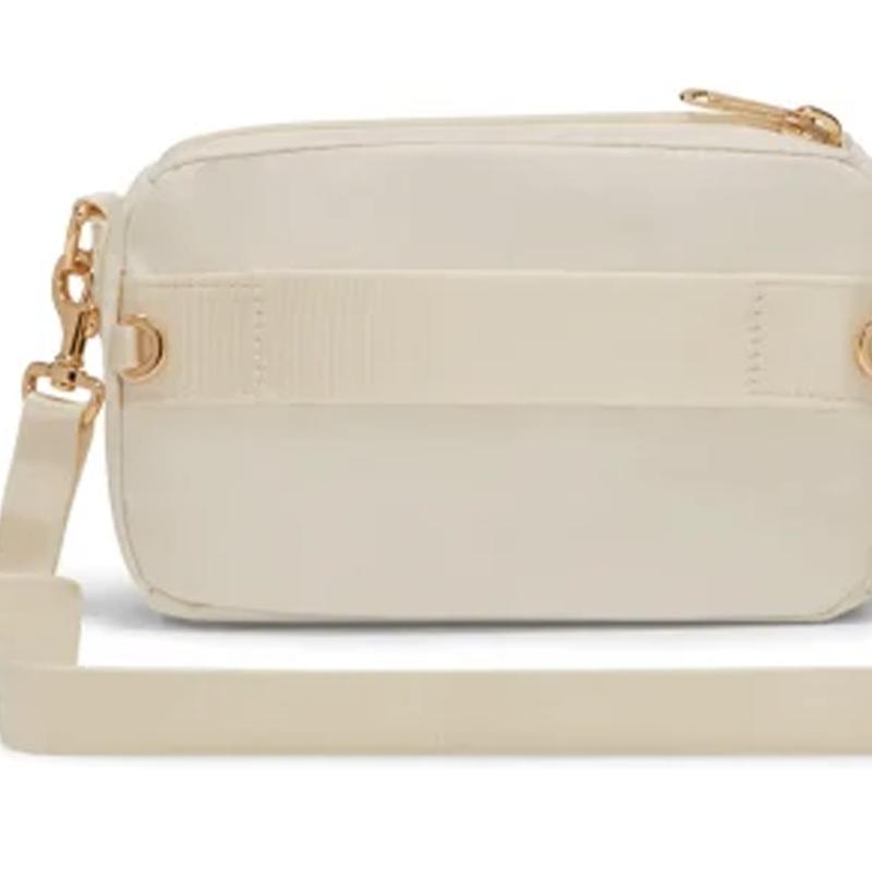 Nike Stoff-Ketten-Schultertasche Damen Ekrü Lässig CW9304-113