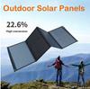 100W Solarmodul Faltbare Tasche Dual USB+DC Ausgang Ladegerät Gerät Tragbare Faltbare Tasche Outdoor Reise Wandern Camping Stromversorgung