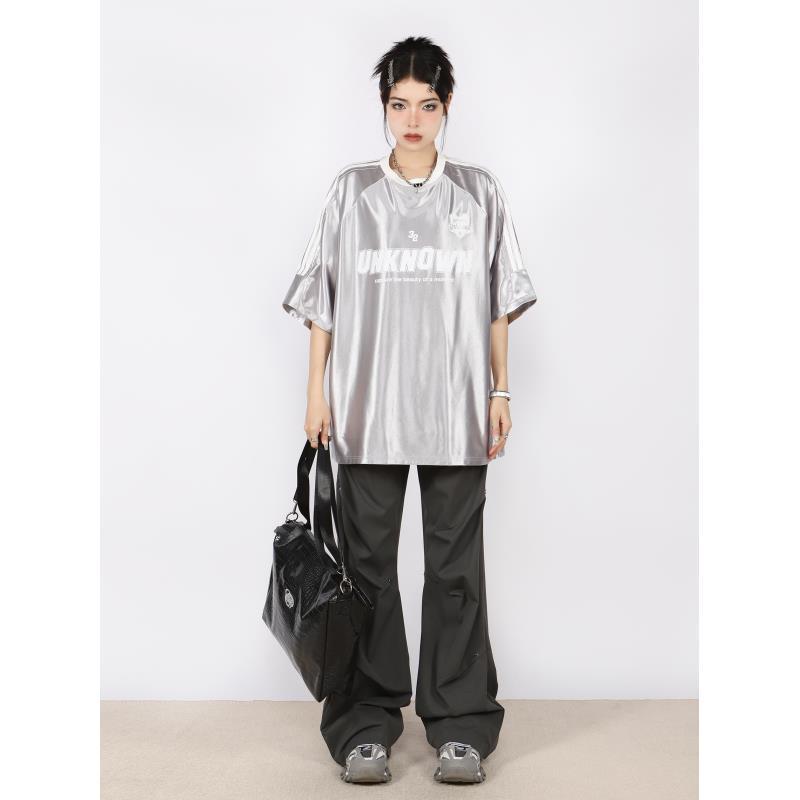 Originální retro americké raglánové tričko se 3 pruhy - Unisex letní design