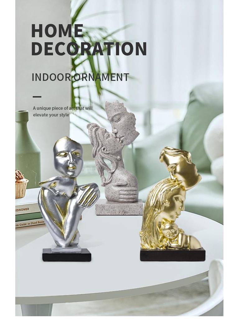 Elegant Resin Ornaments for Home, Office, or Bookshelf Display
