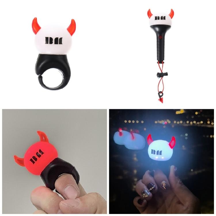 Handy Mini LED Keychain Rings Accessory with Multiple Flashing Options for Concerts and Daily Key Decoration