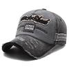 Hat Men and Women Spring and Summer Torn Edge Cowboy Hat Washing Old Baseball Hat Outdoor Sunshade Fishing Hat Trend