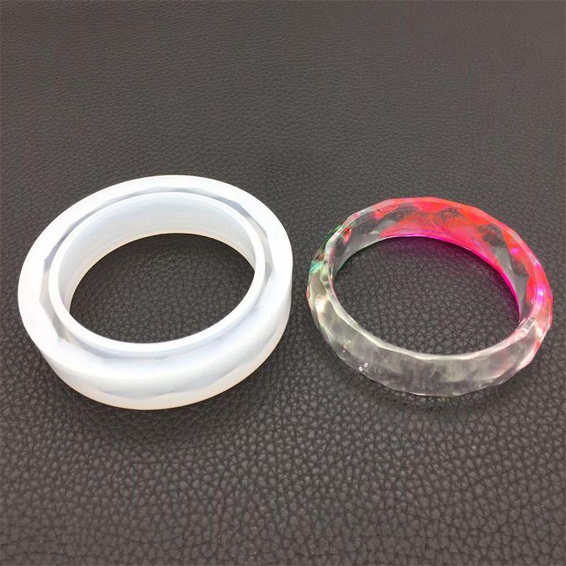 Diamond Surface Mold DIY Ornament Diamond Surface Bracelet Model Bracelet Silicone Crystal Glue Dried Flower Resin