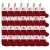 Stivali di Natale Lettere Calza di Natale Maglia Nuova Decorazioni Pendenti Albero di Natale Fiocco di Neve Calzini di Natale